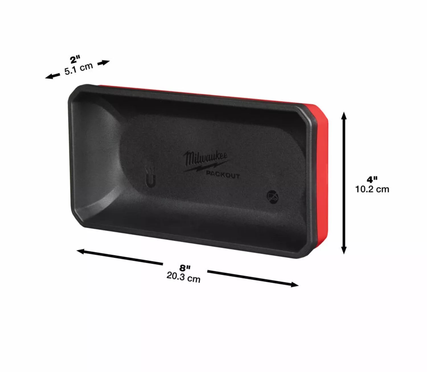 Milwaukee 4932493381 Packout magnetische bakjes 10x20 cm-image