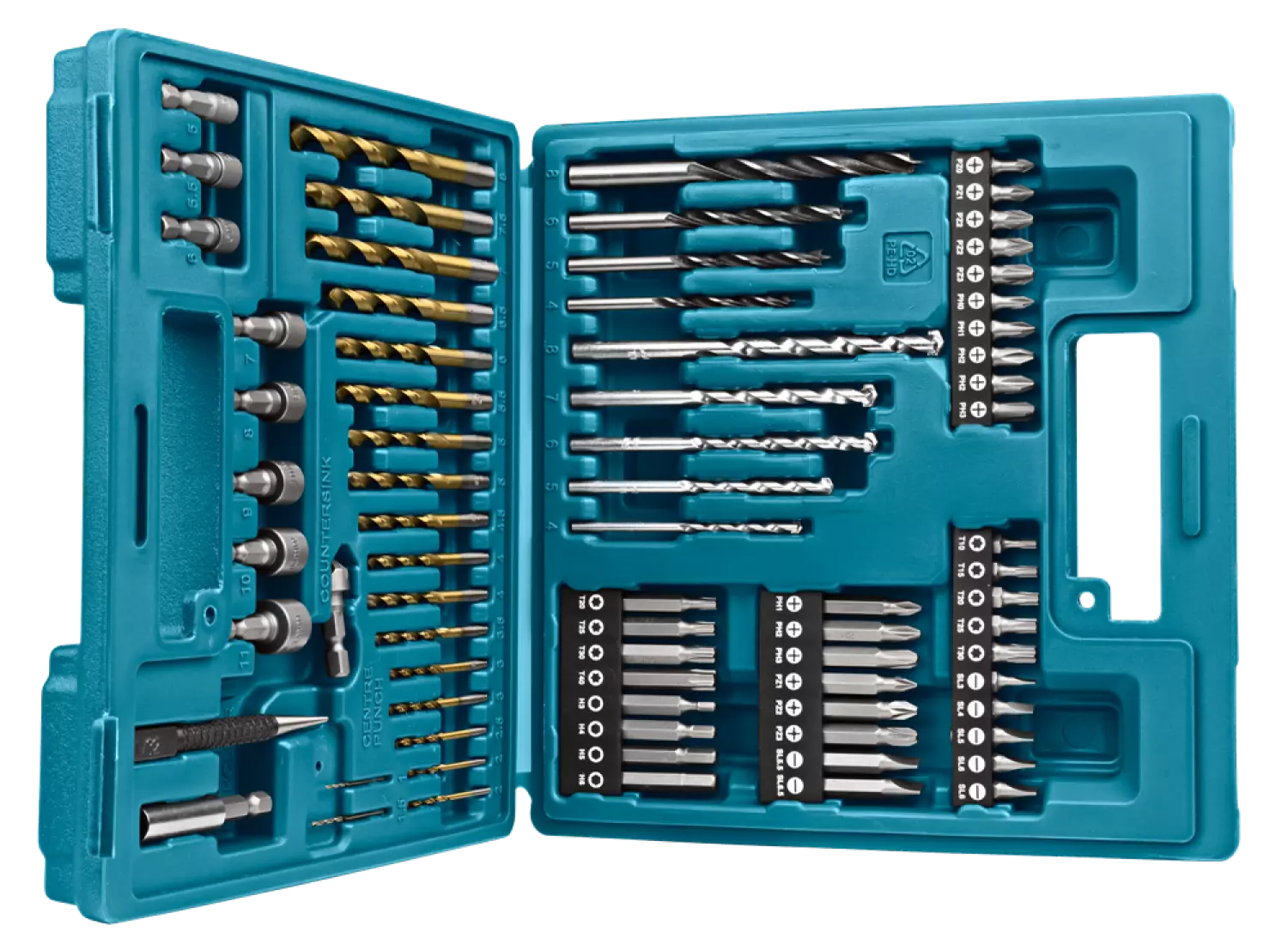 Makita B-49373 Jeu d'embouts de vissage et de perçage - 75 pièces-image