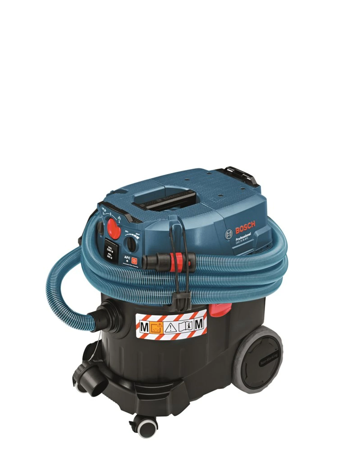 Bosch 06019C31W0 - Aspirateur GAS 35 M AFC - 1380W - Classe - M - 35L Connexion -BE/FR (mise à la terre des broches)-image