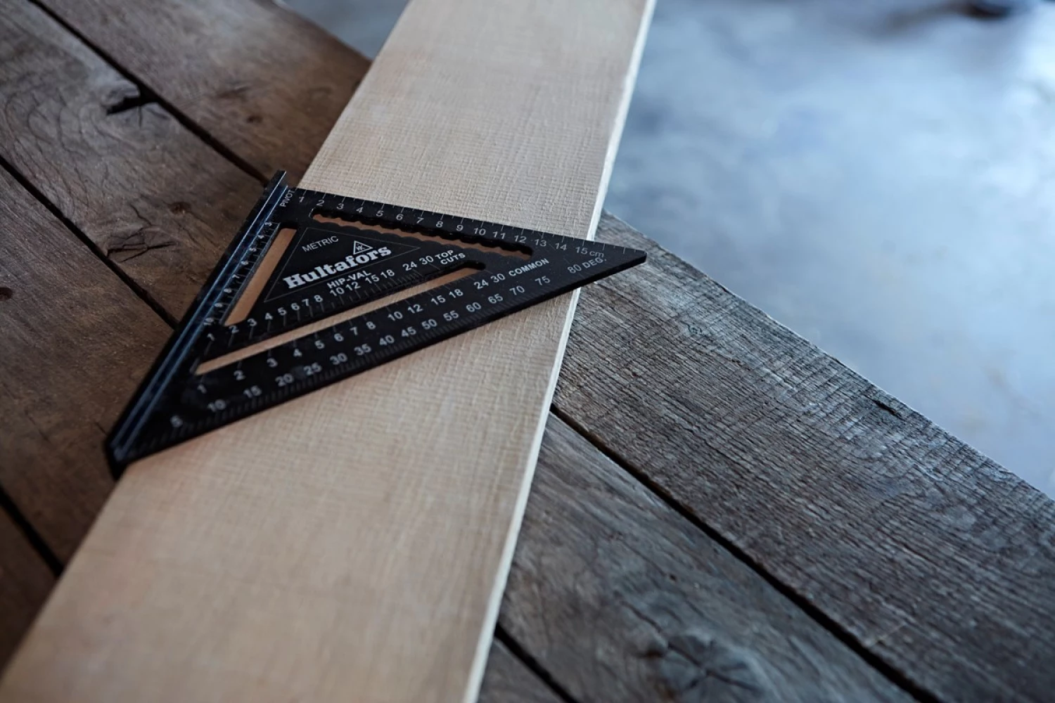 Hultafors MMRS Équerre métrique pour charpente - 18 cm-image