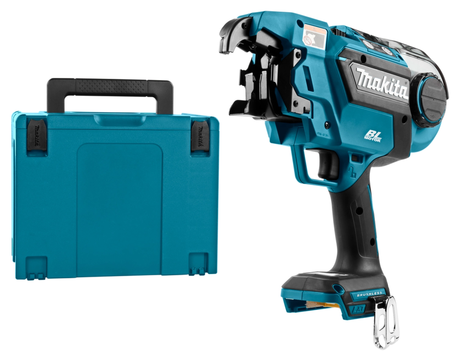 Makita DTR180ZJ - Pince à ligaturer (machine seule) - Compatible Li-ion 14,4 ou 18V - MAKPAC inclus - 16 mm - Moteur brushless-image