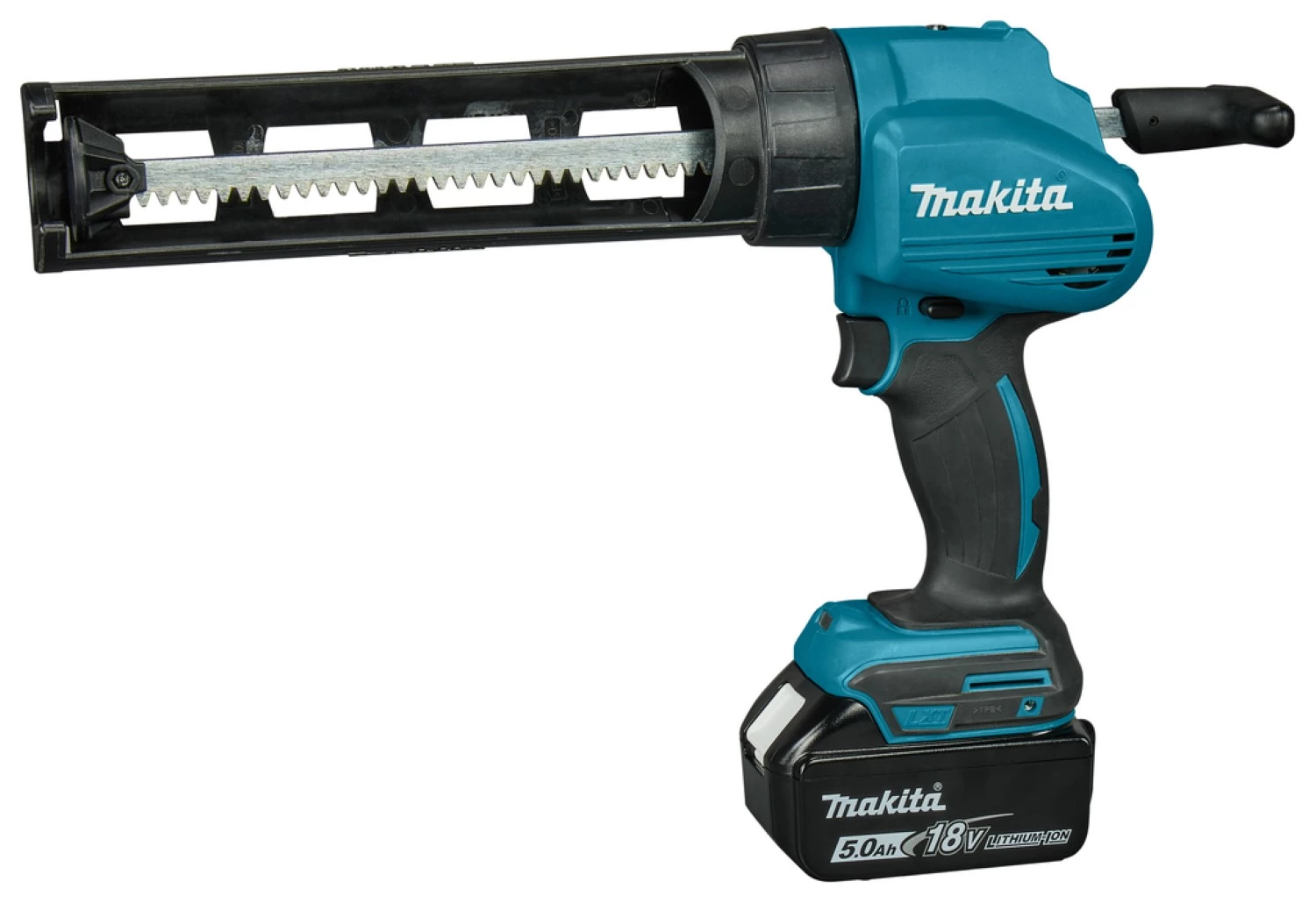 Makita DCG180RMEX 18V Li-Ion Accu lijm- en kitspuit set (2x 4.0Ah accu) incl. kokerhouder- en worsthouder in koffer-image