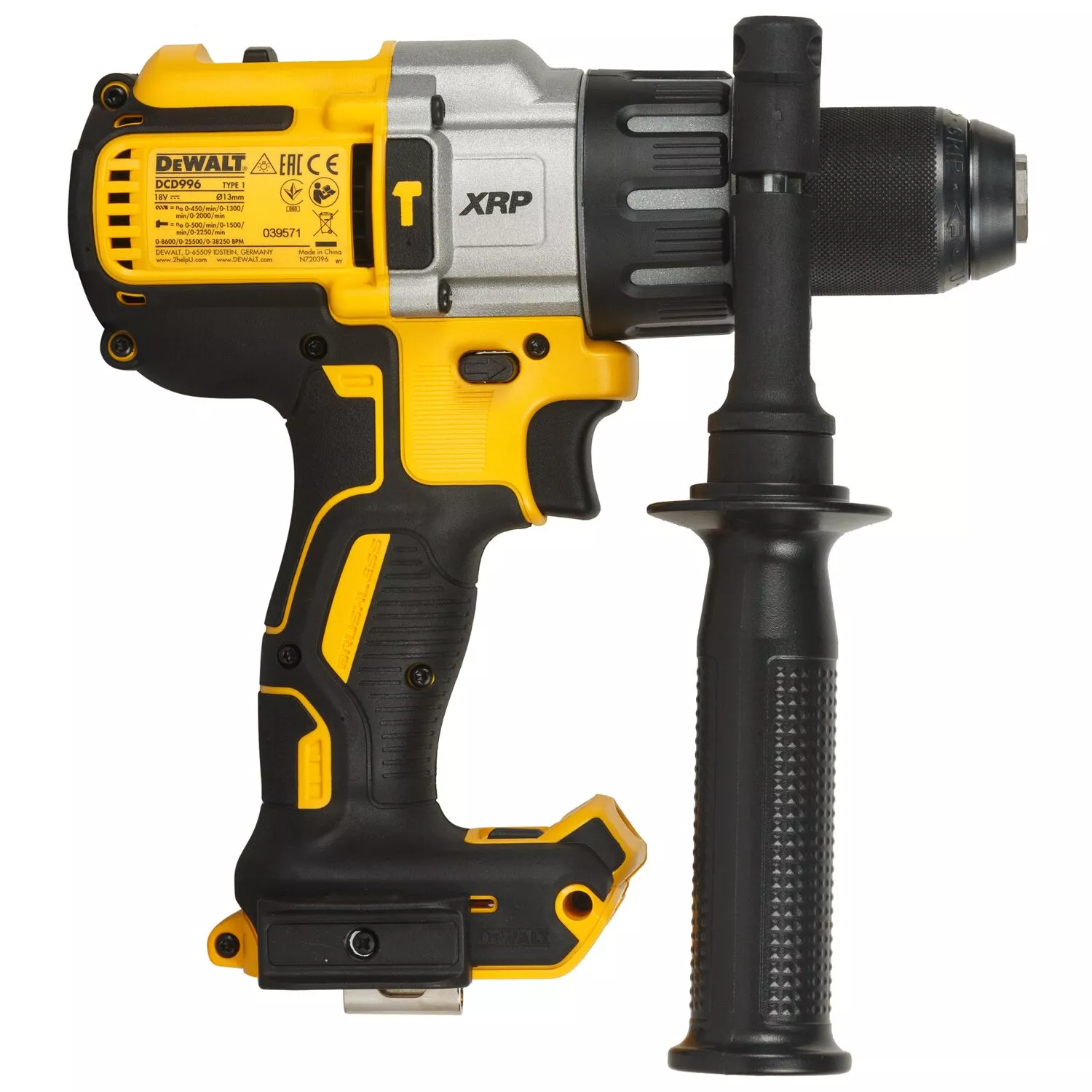 DeWALT DCD996X1 - Set perceuse viseuse Li-Ion 18V (1x batterie 9.0Ah) dans TSTAK - moteur brushless - 95Nm-image