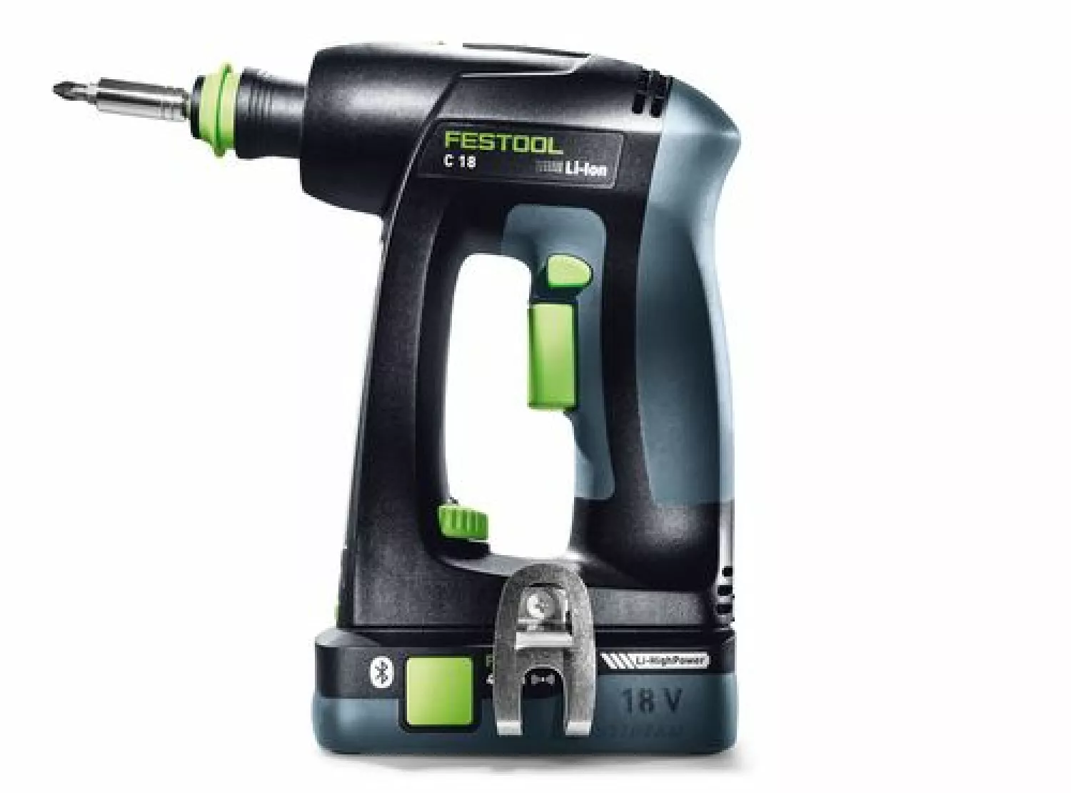 Festool C 18 HPC4,0 I-Plus 18V Li-Ion accu schroefboormachine set (2x 4,0Ah) in systainer - 45Nm - 40mm - koolborstelloos-image