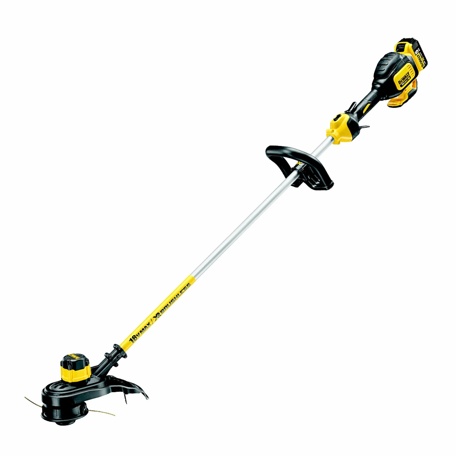 DeWALT DCM561P1 18V Li-Ion accu grastrimmer set (1x 5,0Ah accu) - koolborstelloos - 33cm-image