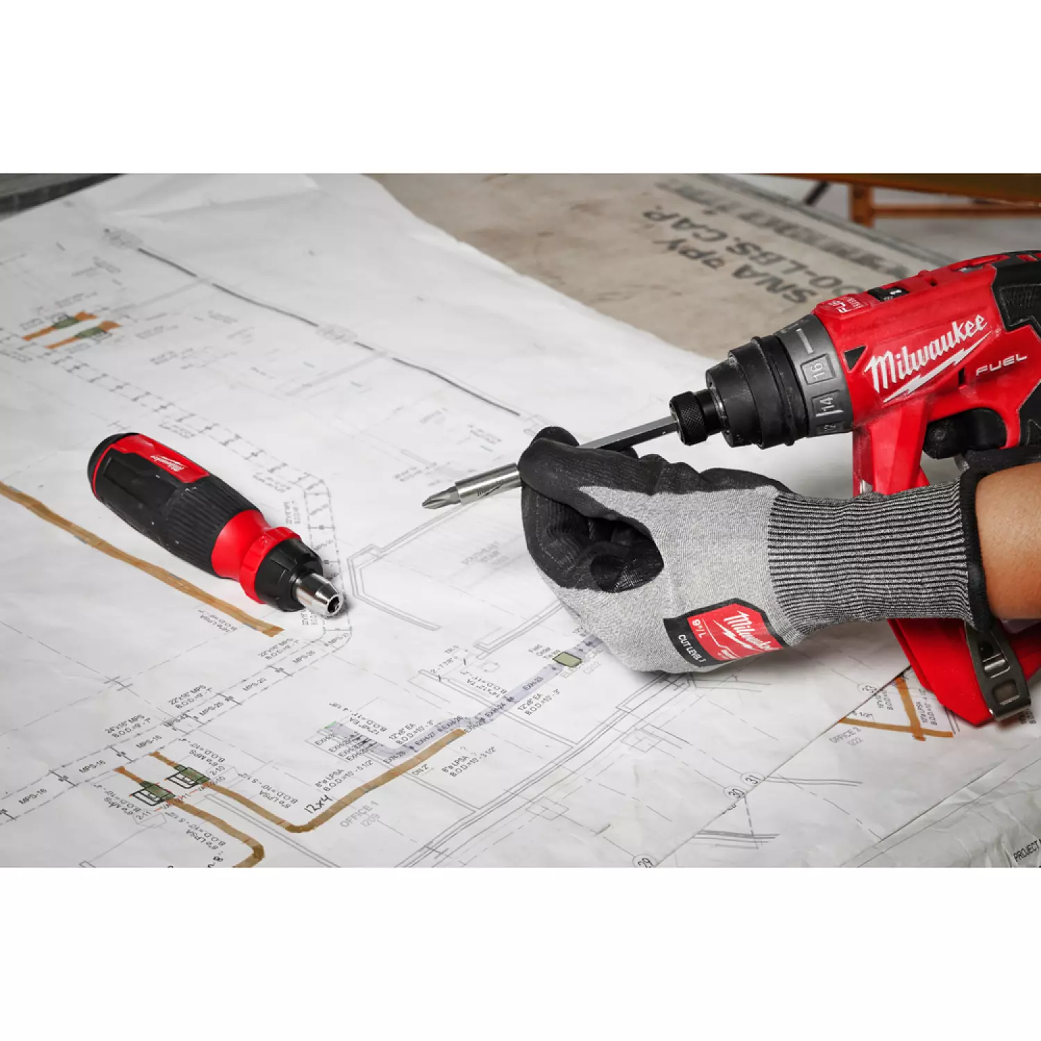Milwaukee 4932492808 Bitschroevendraaier - 27 in 1 multi-bit-image