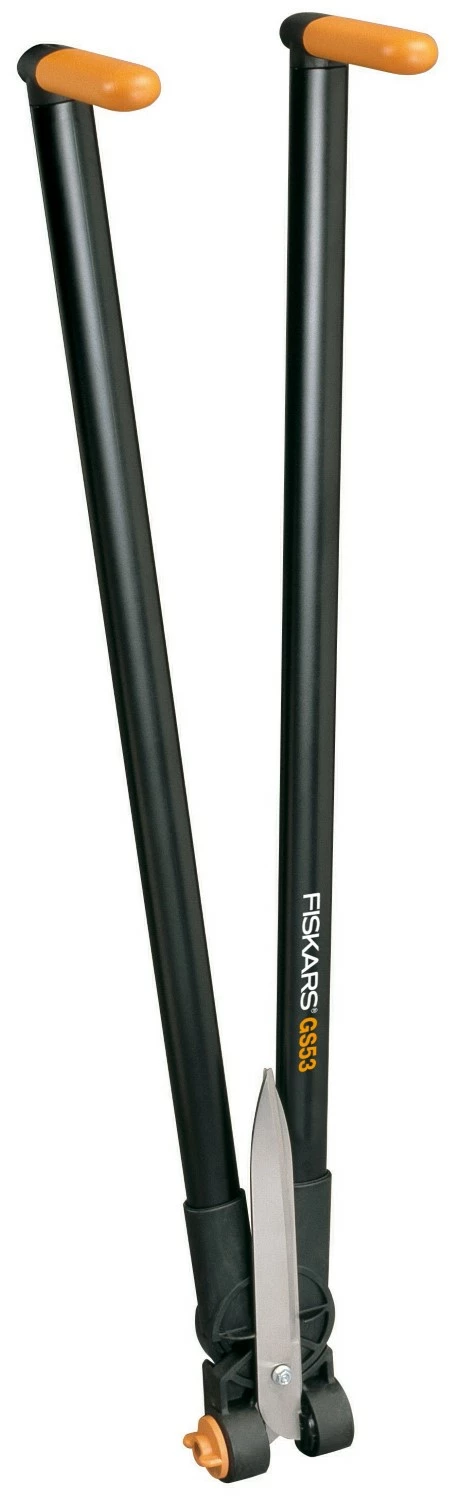 Fiskars - Cisaille à levier multifonctions pour haies & gazon - 2,5 m - PowerLever - GS53