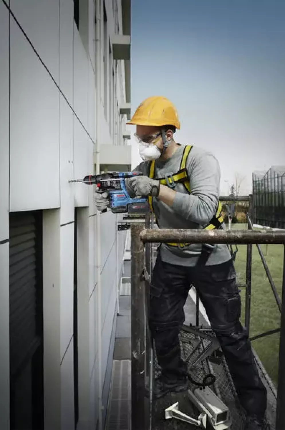 Bosch GBH 18V-22 X SDS-plus accu ONECHUCK boorhamer set (2x 4,0Ah) in L-Boxx-image