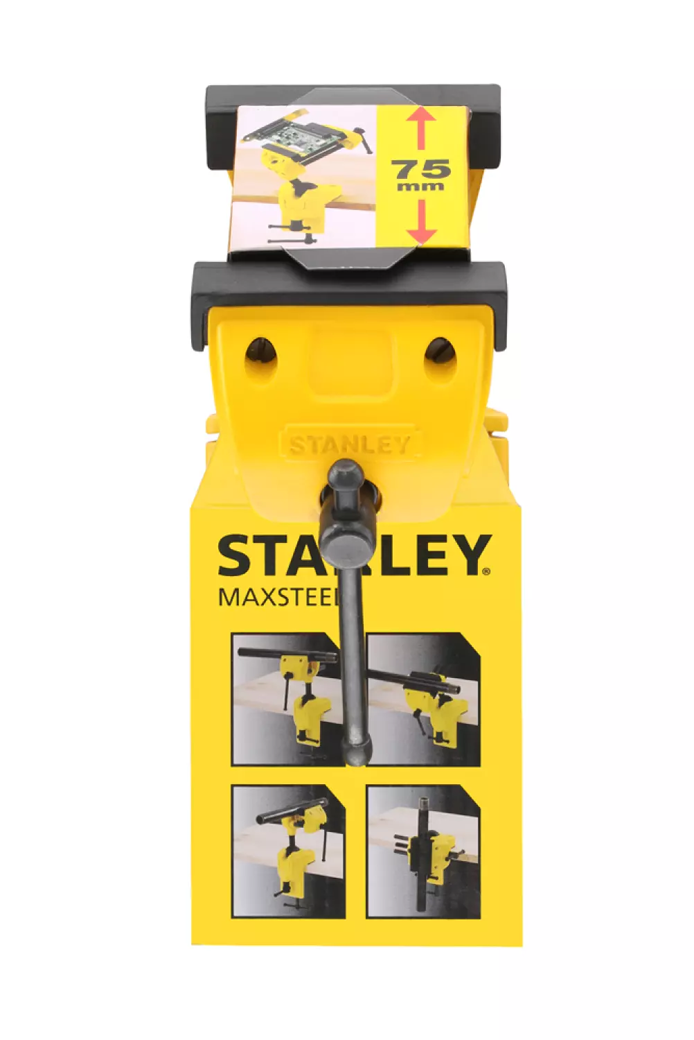 Stanley 1-83-069 étau 360 degrés - Aluminium - force de serrage 25 kg-image