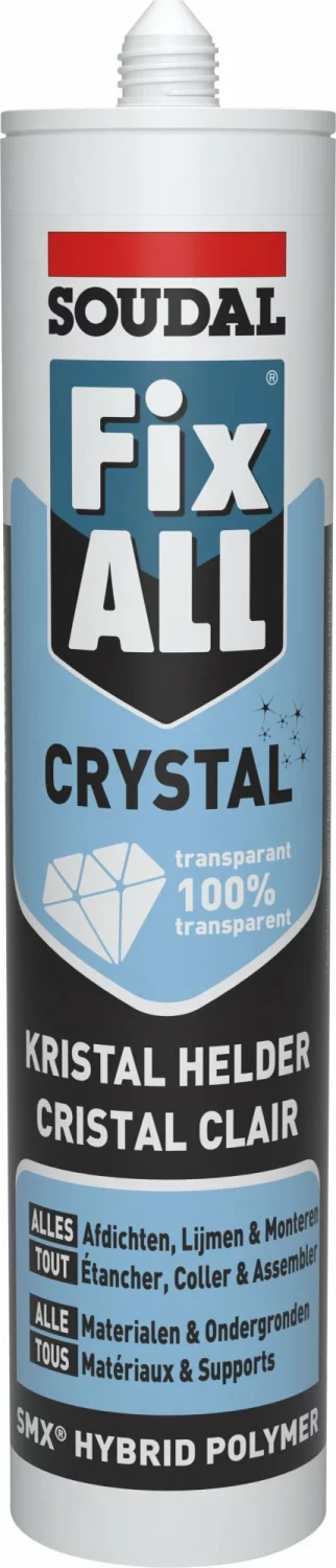 Soudal 110980 Lijmkit Fix All Crystal - 290ml-image