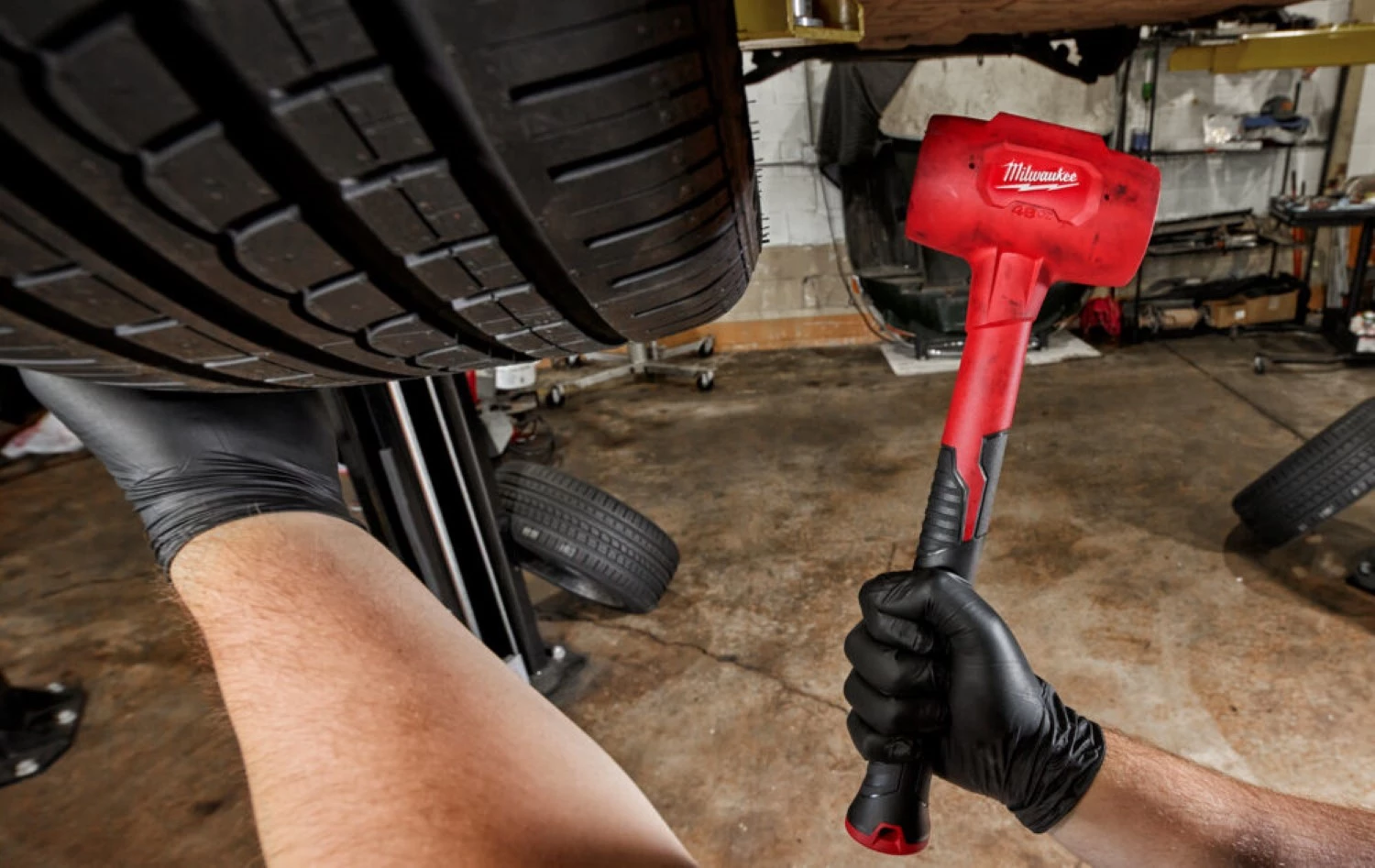 Milwaukee 4932492351 Terugslagvrije hamer - fiberglas handgreep - 1360 gram-image