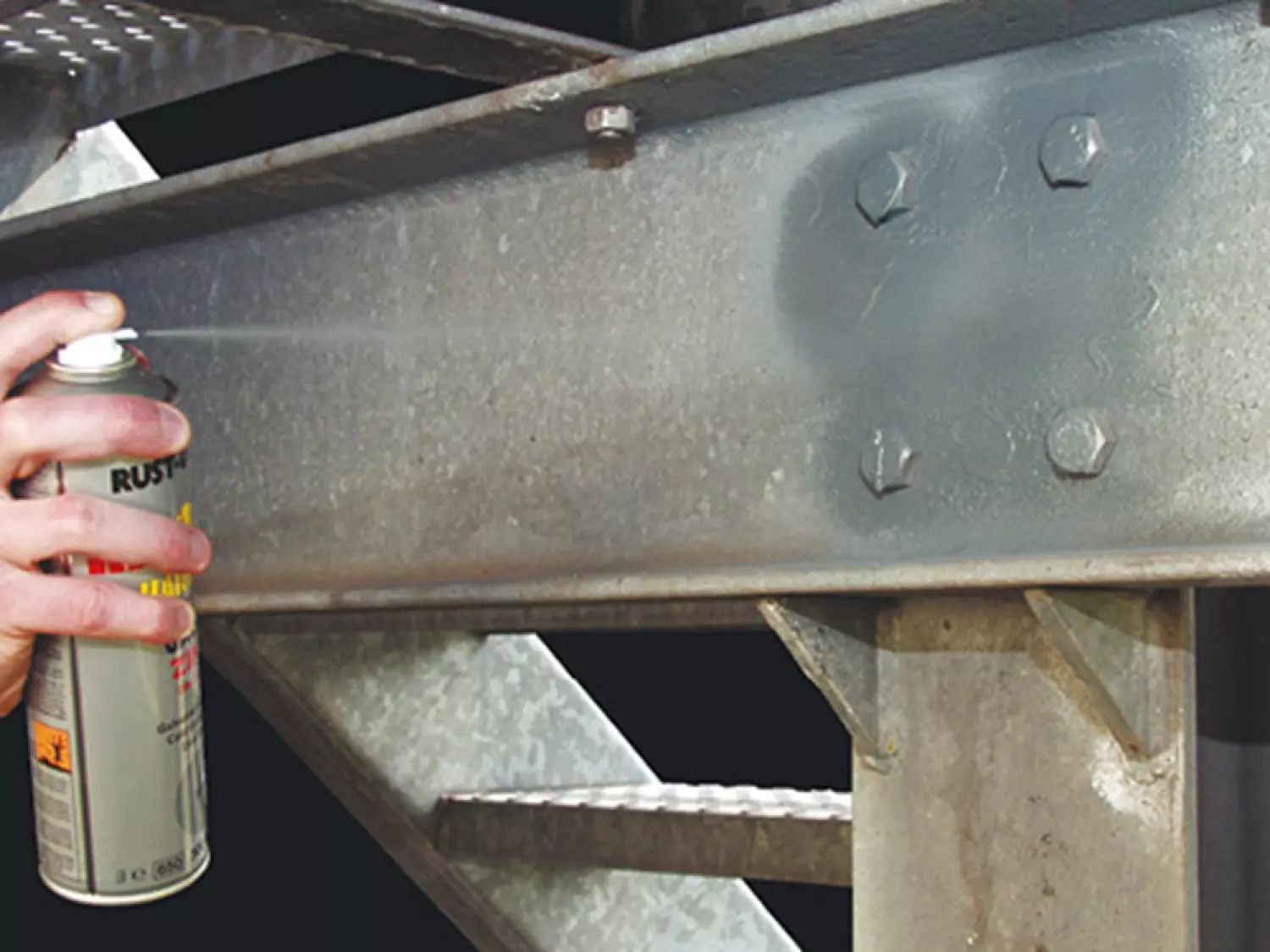 Rust-Oleum Hard Hat Galva Zinc - zinc - 0,5L-image