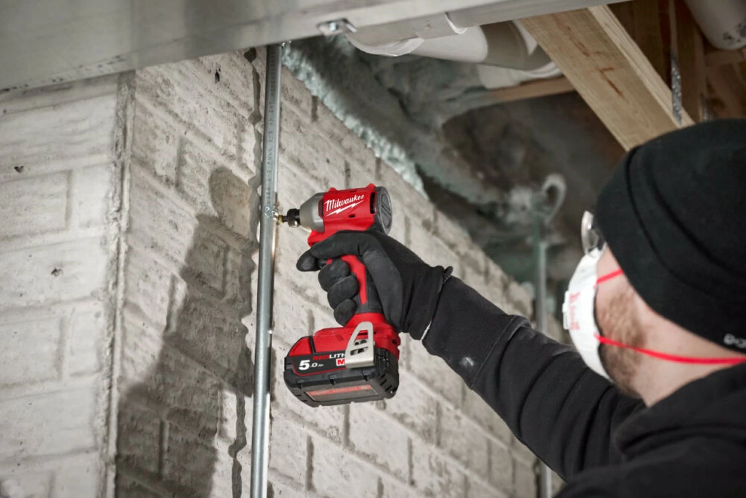 Milwaukee M18 BLIDR-502X Slagschroevendraaier (2x 5.0Ah accu) - koolborstelloos - in HDBox-image