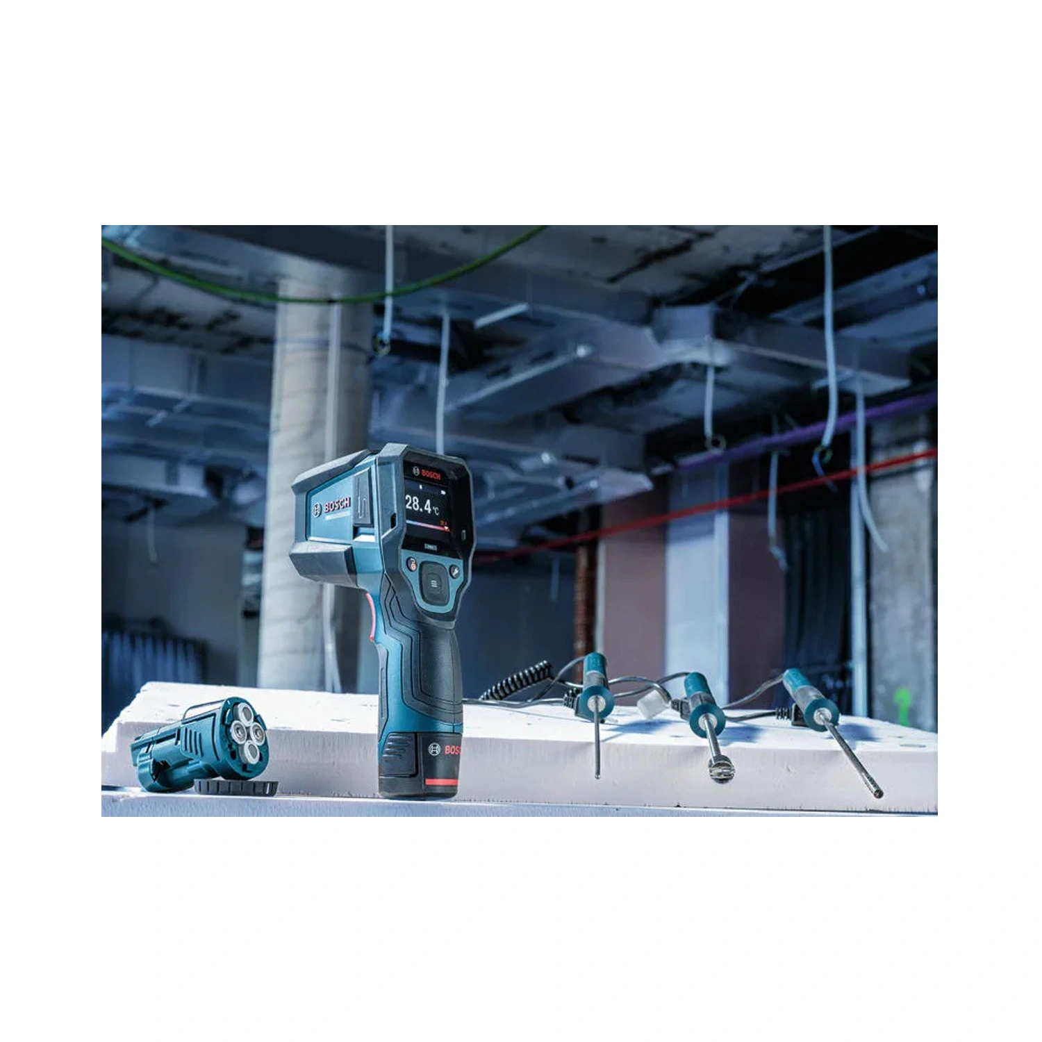 Bosch GIS 12V-800-16 Infraroodthermometer in Tas - Bereik -40°C t/m +800°C