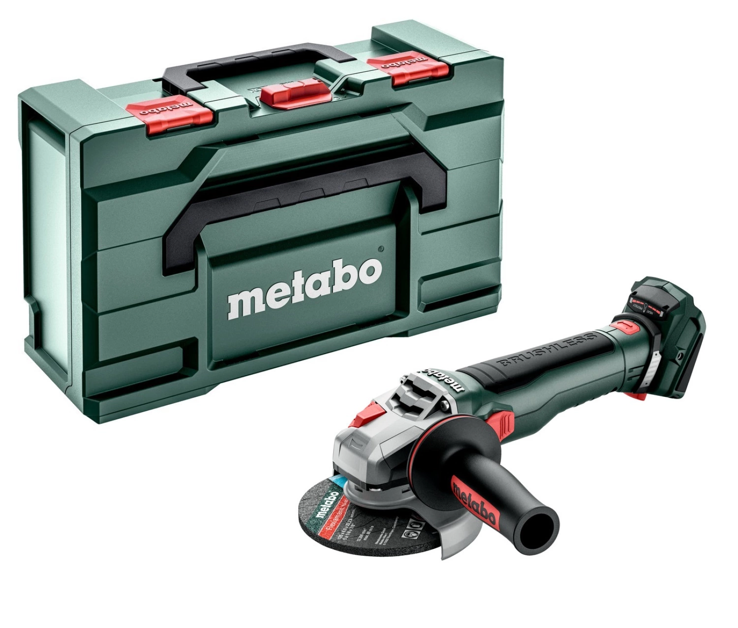 Metabo WB 18 LT BL 11-125 meuleuse sans fil - 18V rapide dans Metabox-125 mm - Machine seule-image