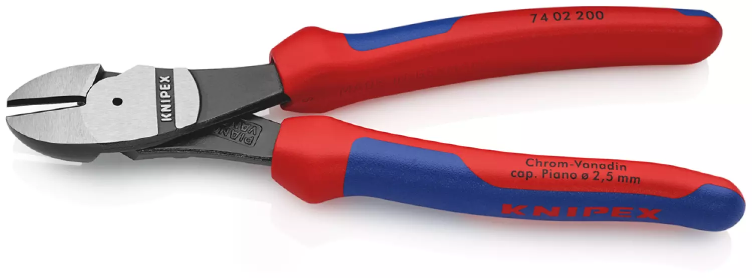 Knipex 74 02 200 - Pince coupante de côté à forte démultiplication-image