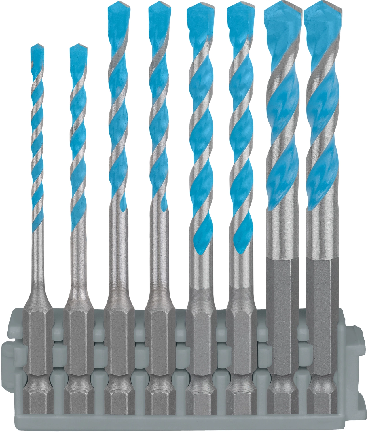 Bosch 2608901455 EXPERT 8-delige gatzaagset - HEX-9 Multi Construction Pick & Click - 3 - 8 mm-image