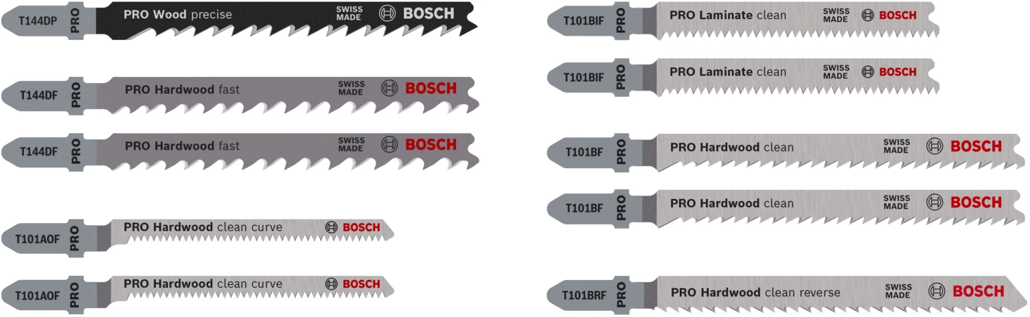 Bosch 2607011941 PRO 10-delige Hardhout en Laminaat zaagbladenset in Robustline cassette-image