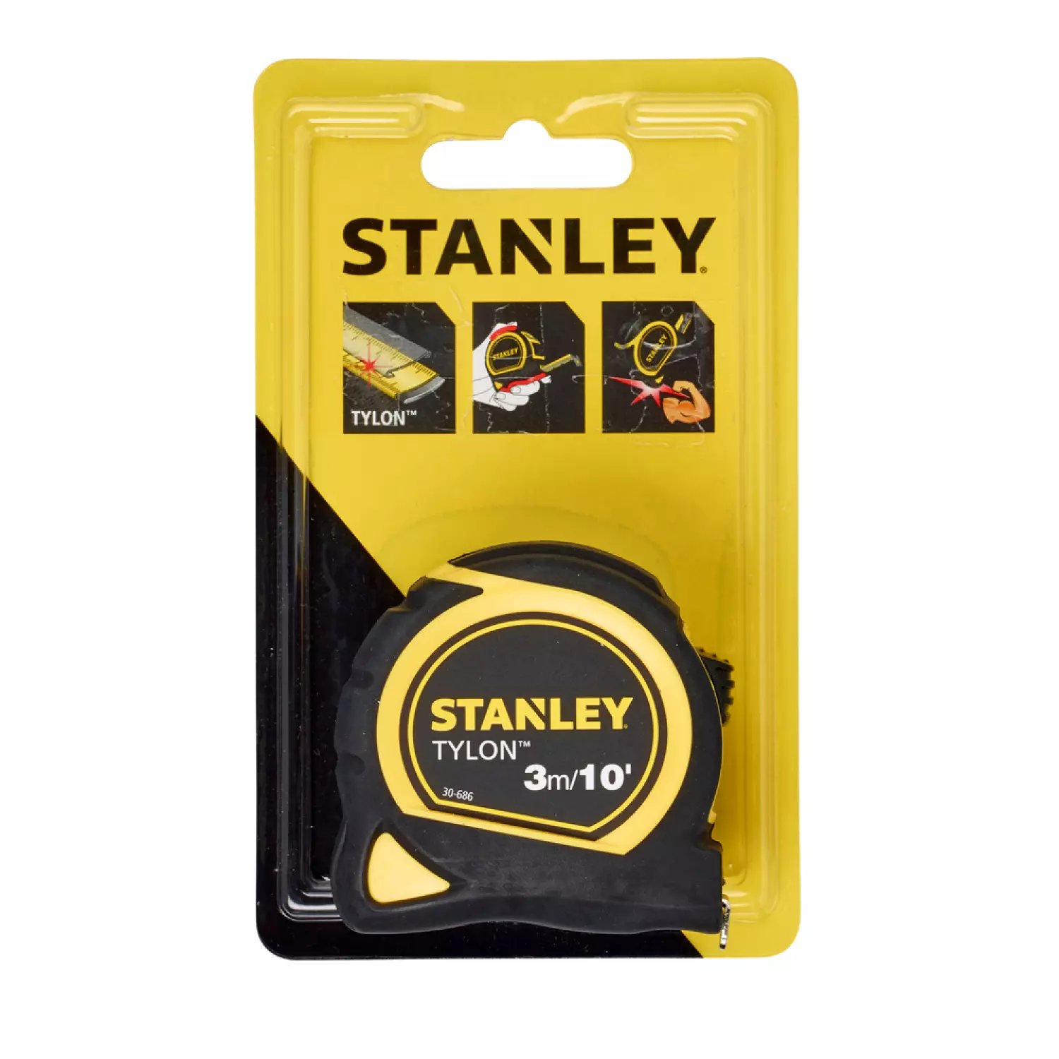 Stanley 0-30-686 Tylon Rolmaat - cm/inch - 3m x 13mm-image