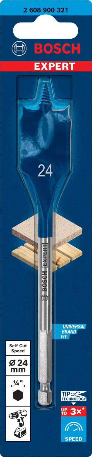 Bosch 2608900321 EXPERT Speedboor Self Cut Speed, zeskantschacht 24 x 152mm-image