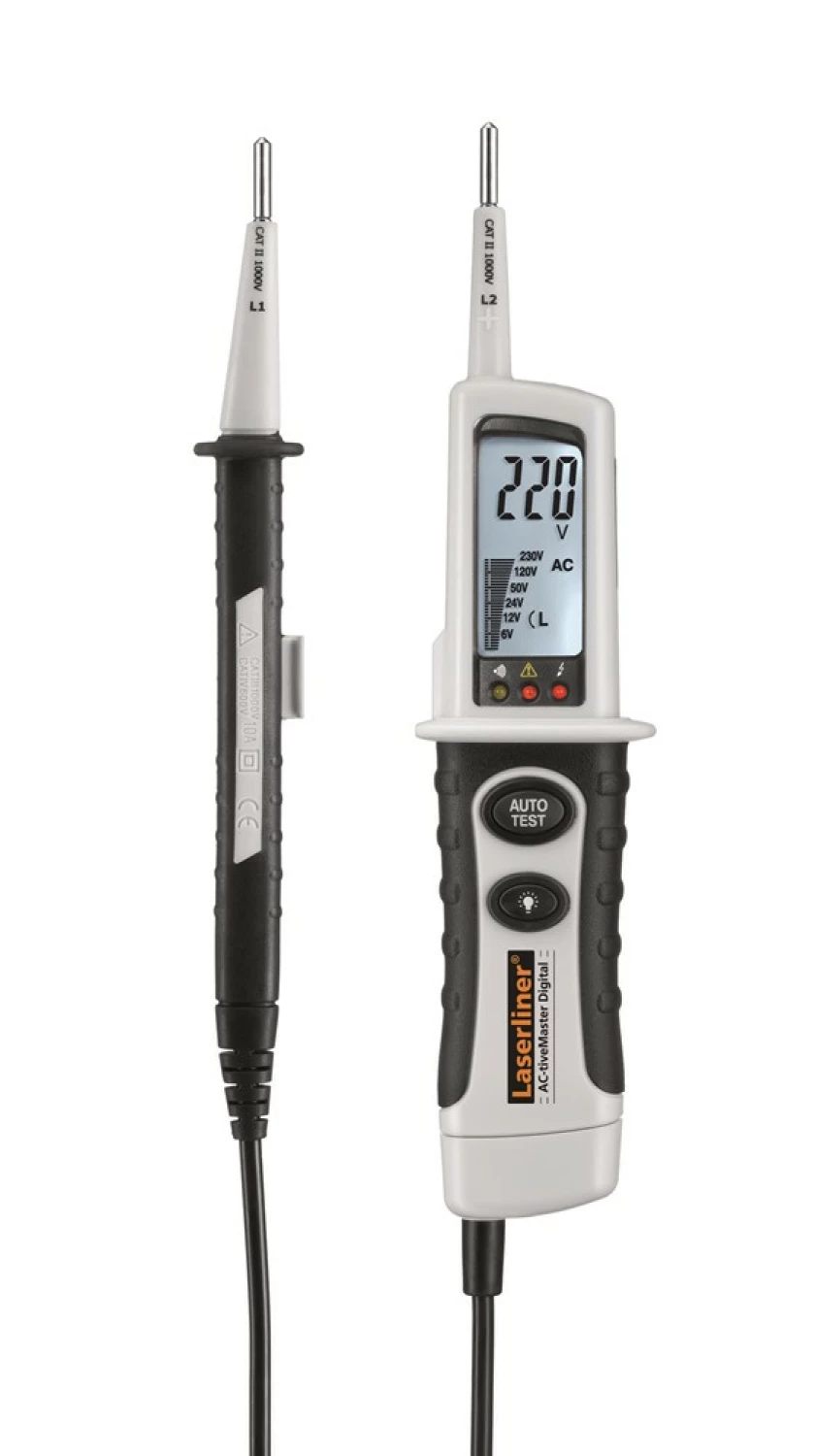 Laserliner AC-tiveMaster Digital Spanningstester met LCD scherm - AC/DC 6-690V-image