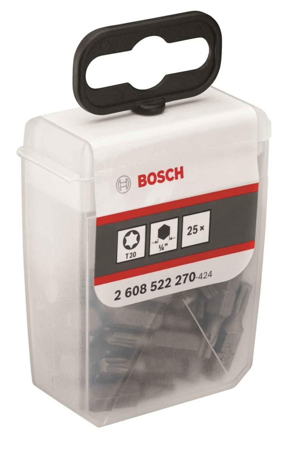 Bosch 2608522270 Bitset TicTac box T20 extra hard (25st)-image