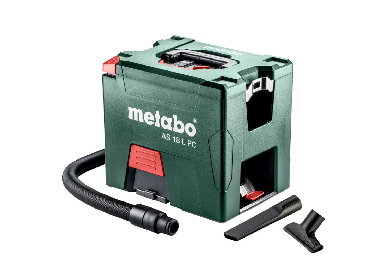 Metabo AS 18 L PC Li-Ion accu alleszuiger / bouwstofzuiger set (2x 5,2Ah Li-Power accu) - L-Klasse - 7,5L-image