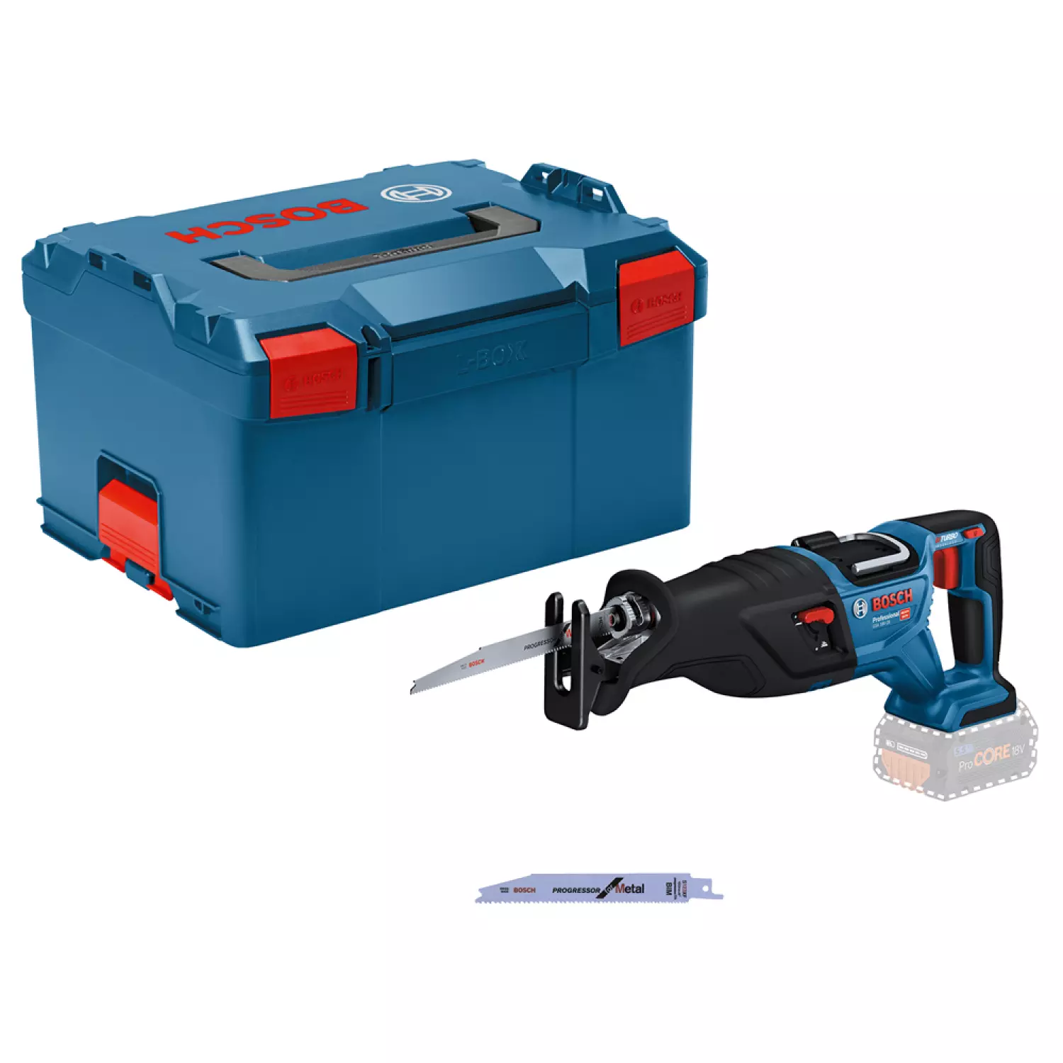 Bosch GSA 18V-28 18V Li-ion Accu reciprozaag body in L-Boxx - 28 mm-image