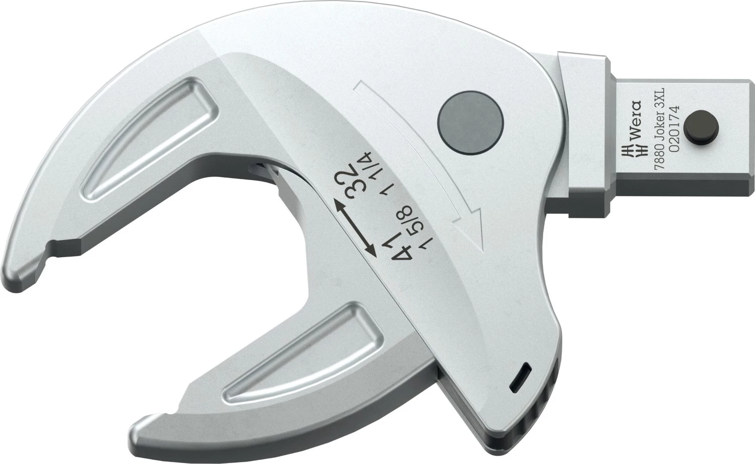 Wera 05020174001 7880 Joker 3XL Zelfinstellende Insteek-steeksleutel voor sleutelmaat 32-41mm - 14x18mm-image