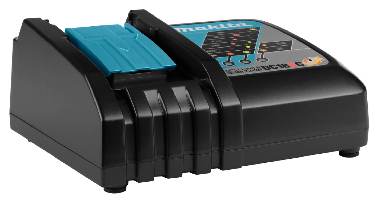 Makita DC18RC - Chargeur rapide Li-ion 7,2V - 18V - Avec système de refroidissement-image