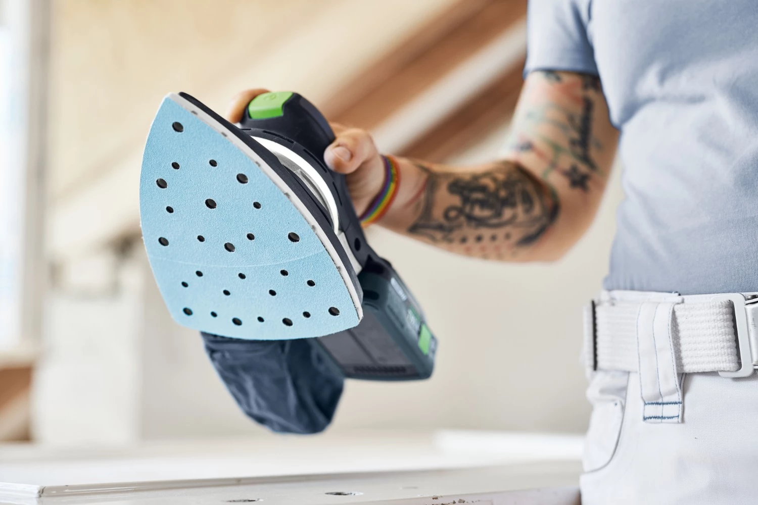 Festool Granat Delta 200 P120 Feuilles abrasives - 10 pièces-image