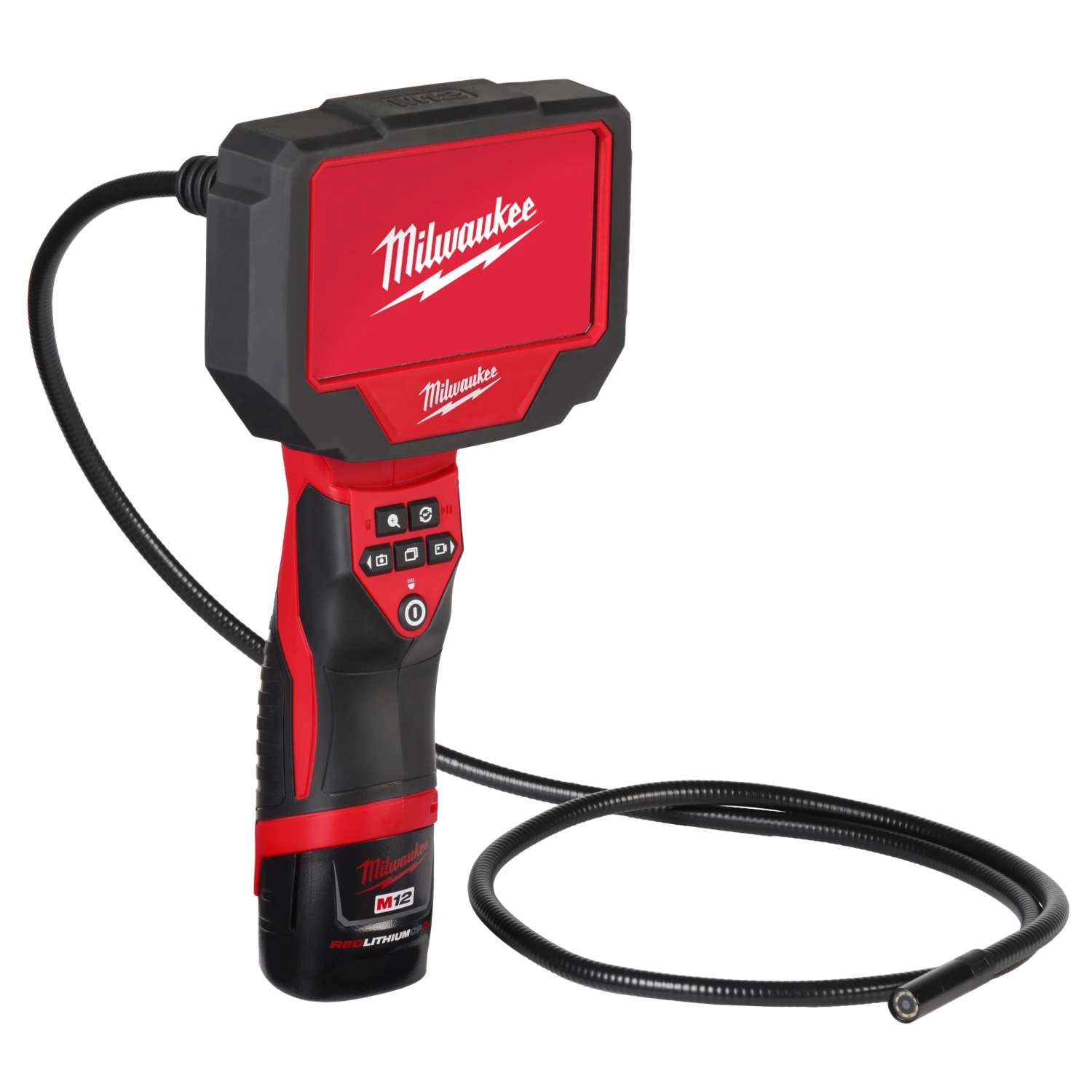 Milwaukee M12 360IC12-201C 360° inspectiecamera (1x 2.0 Ah Accu) in transportkoffer - 1,2 m-image