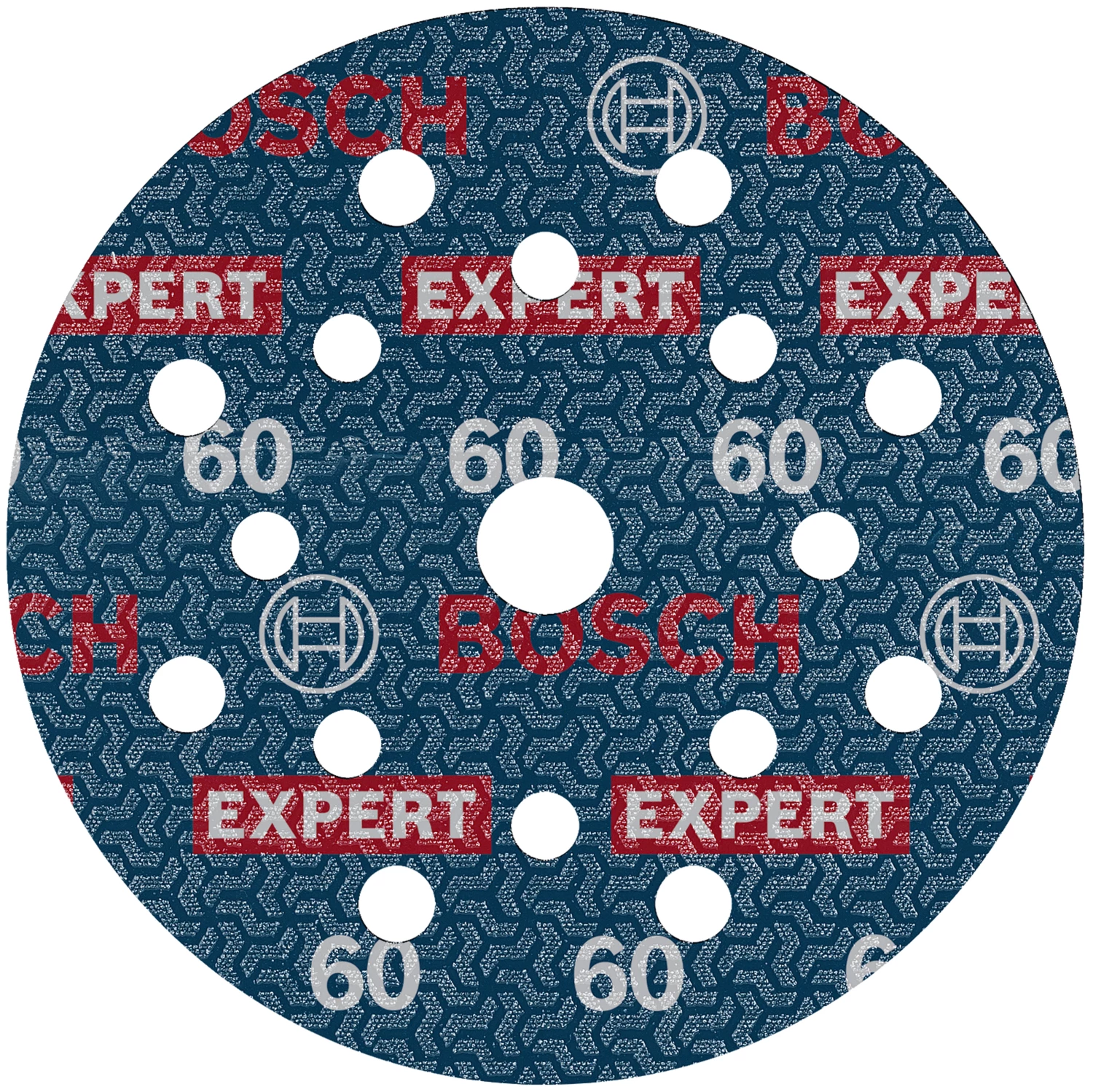 Bosch 2608902399 Disque abrasif EXPERT O780 avec support film - 125 mm - K60 (6 pièces)-image