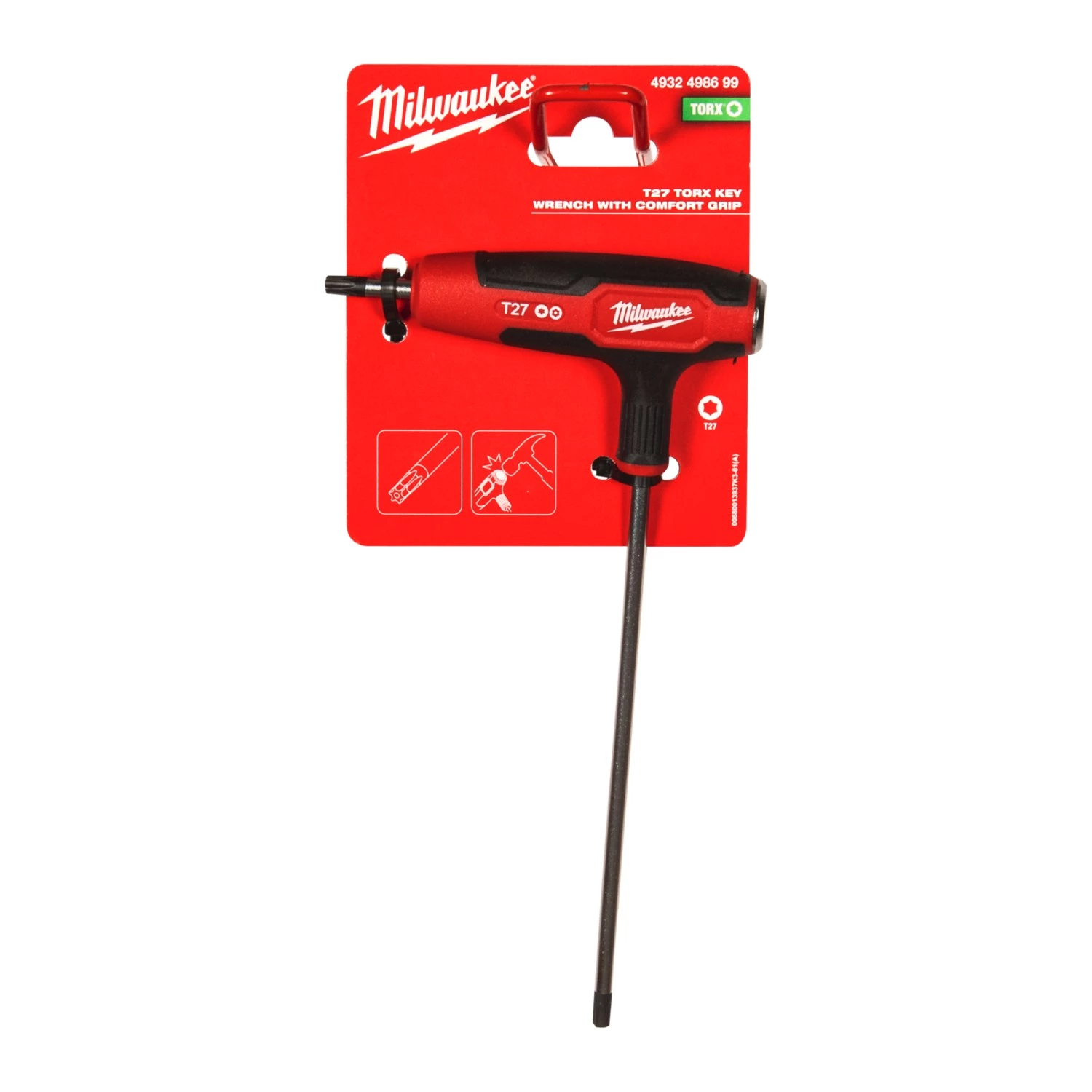 Milwaukee 4932498699 Tournevis Torx à poignée en T avec prise confortable - T27-image