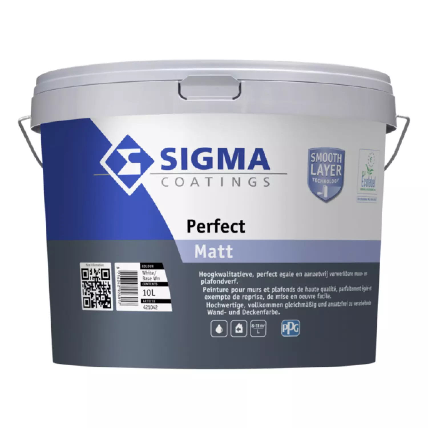 Sigma perfect matt - op kleur gemengd - 10L-image