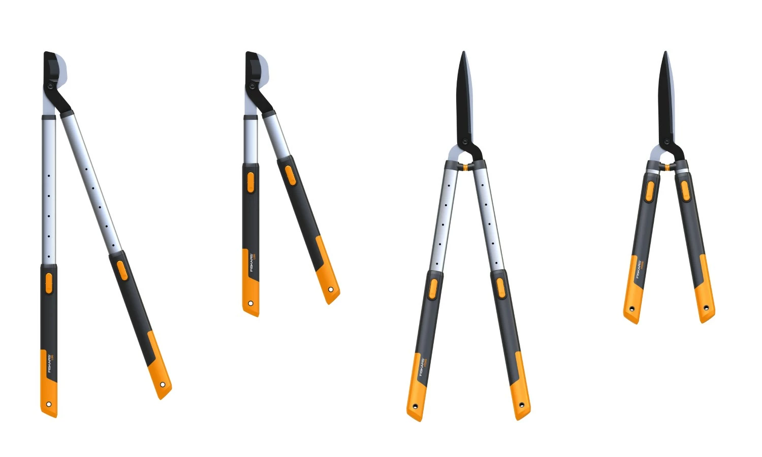 Fiskars - Cisaille à haies télescopique SmartFit - Revêtement antiadhésif - Acier - 68 - 93 cm - HS86-image