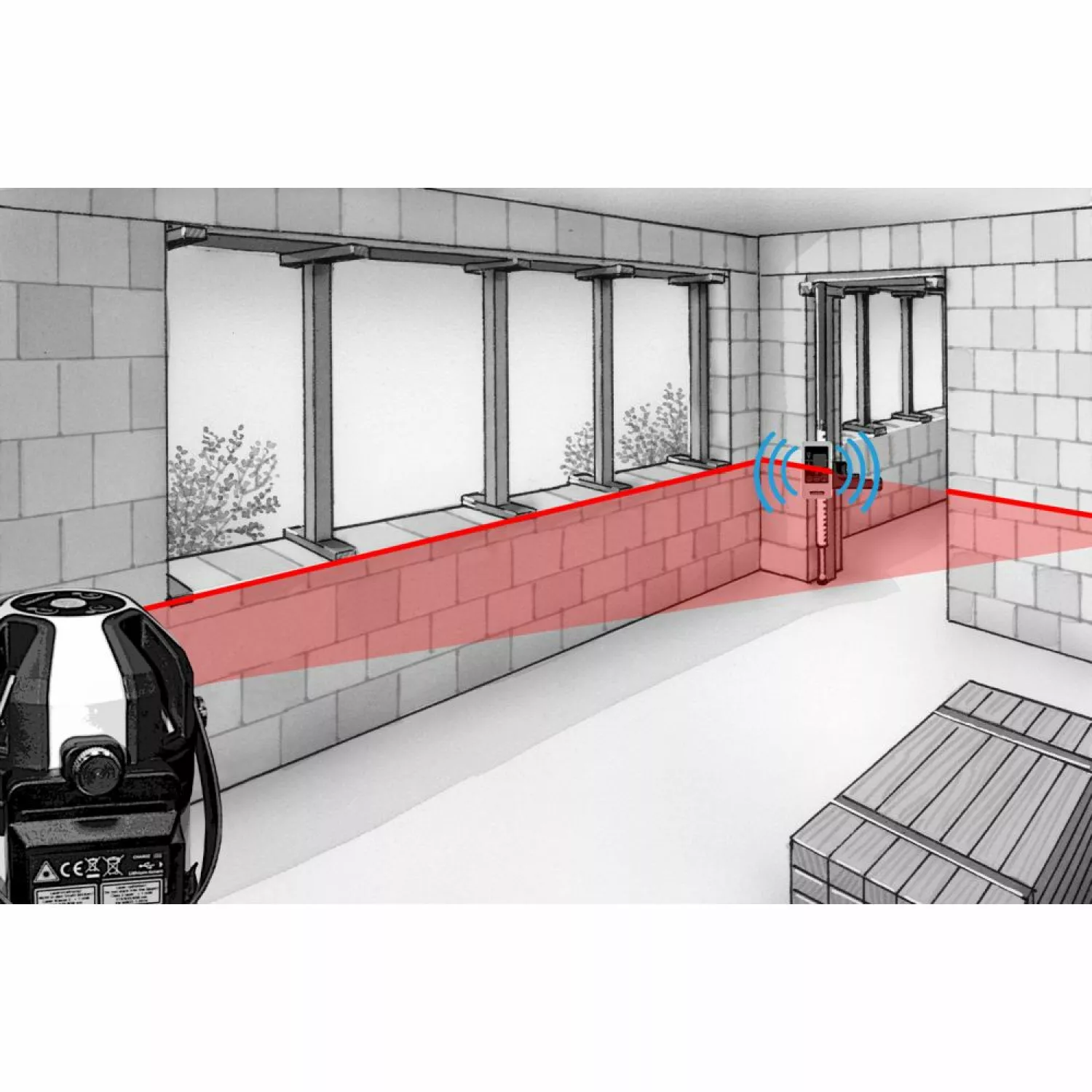 Laserliner CombiRangeXtender 40 Laserontvanger - 40m-image
