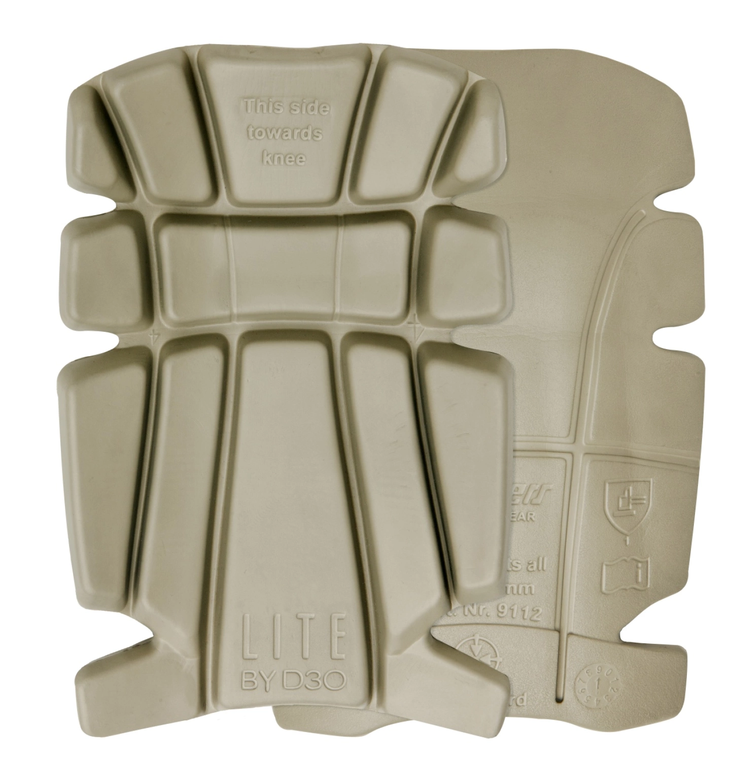 Snickers 9112 D3O Lite™ Genouillères - Kaki - Taille Unique-image