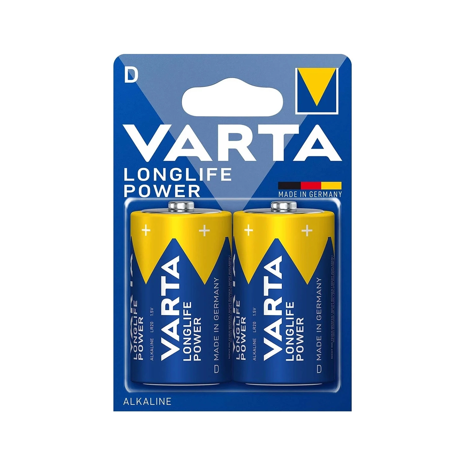 Varta Longlife Power D Piles alcalines - 2 pièces-image