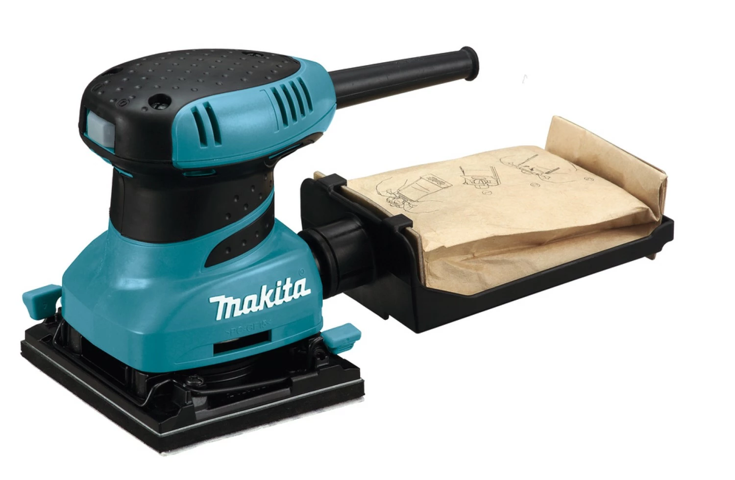 Makita BO4555K Vlakschuurmachine in koffer - 200W - 112 x 102mm-image