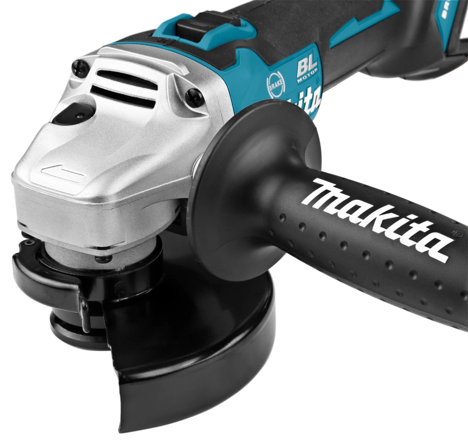 Makita DGA506RTJ 18V Li-Ion Accu haakse slijper set (2x 5.0Ah accu) in Mbox - 125mm - koolborstelloos - softstart-image
