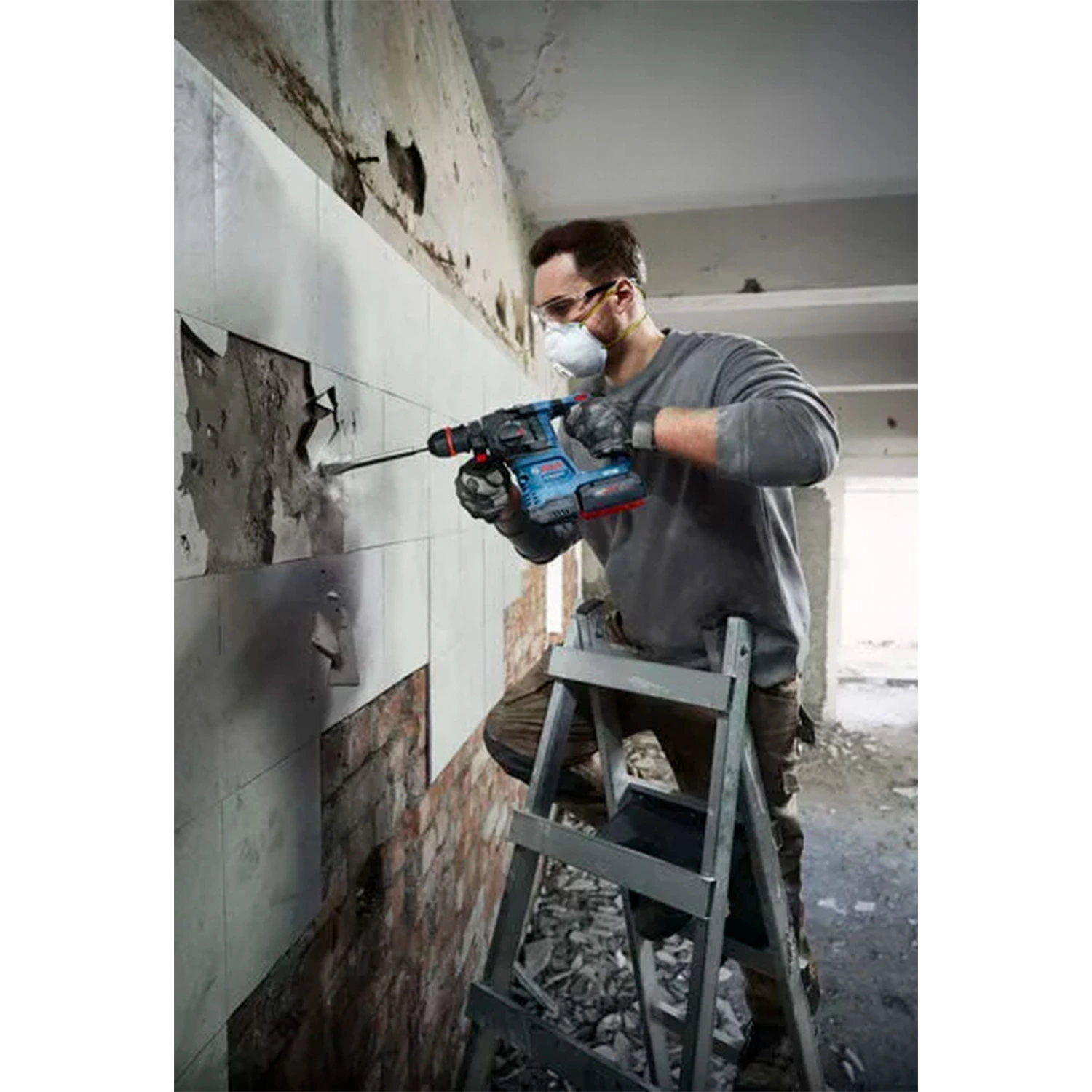 Bosch GBH 18V-22 X SDS-plus batterie ONECHUCK marteau perforateur dans L-Boxx-image