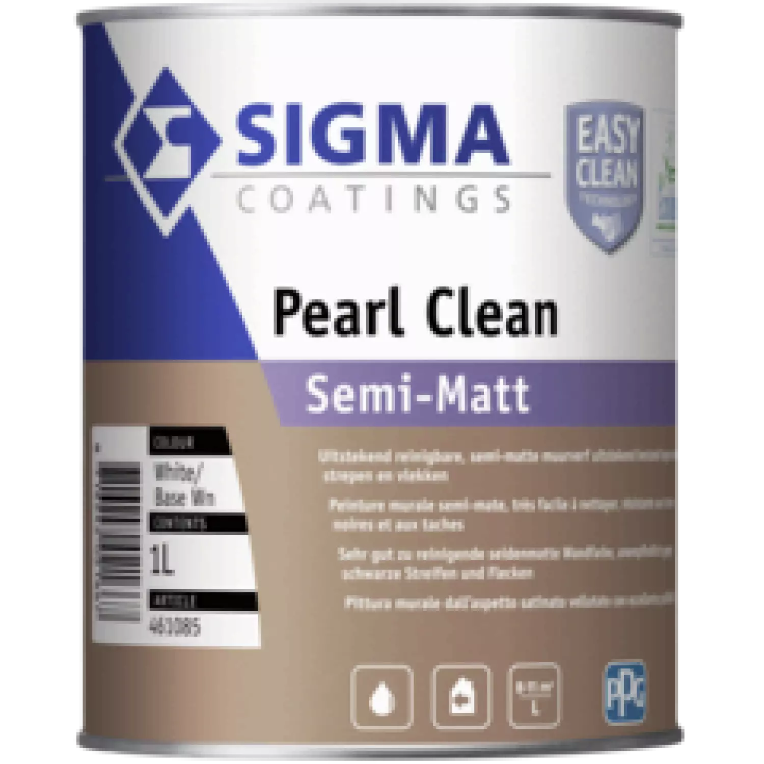 Sigma Pearl Clean Semi-Matt - op kleur gemengd - 1L-image