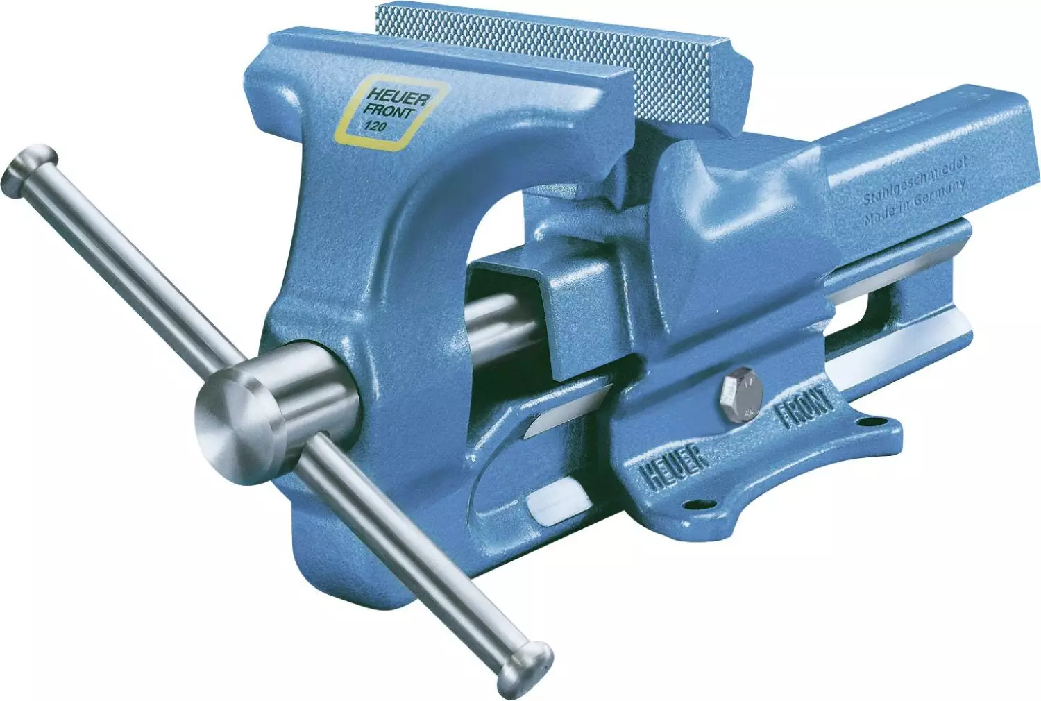 Heuer 100140 Bankschroef - Staal - Bekbreedte 140mm - Klembereik 200mm-image