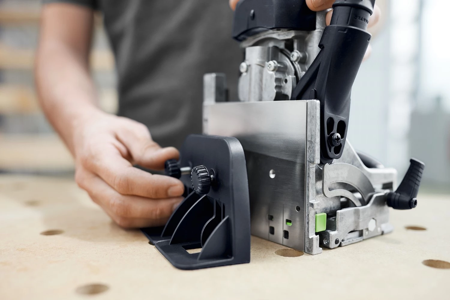 Festool DF 500 RQ-Set Domino machine à fraiser incl. accessoires dans systainer - 420W - 28 mm-image