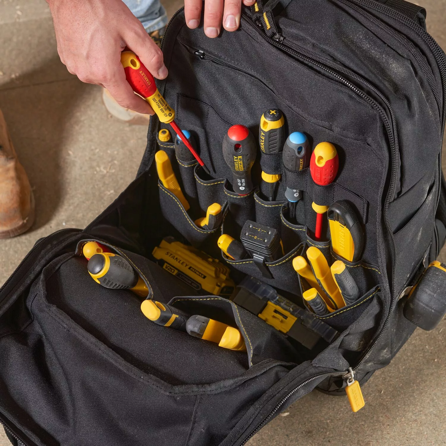Stanley FMST1-80144 Gereedschapsrugzak Quick Access