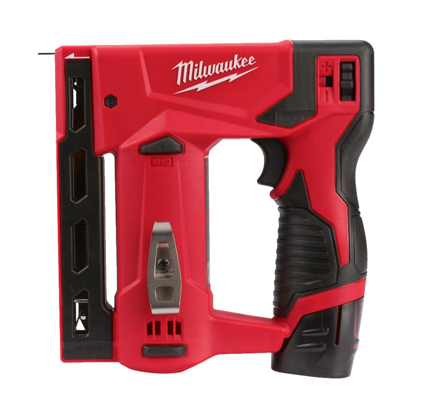 Milwaukee M12 BST-202X Set Cloueuse sans fil Li-ion 12V (2 x 2,0 Ah d'accu) en boîte HD - 6-14mm-image