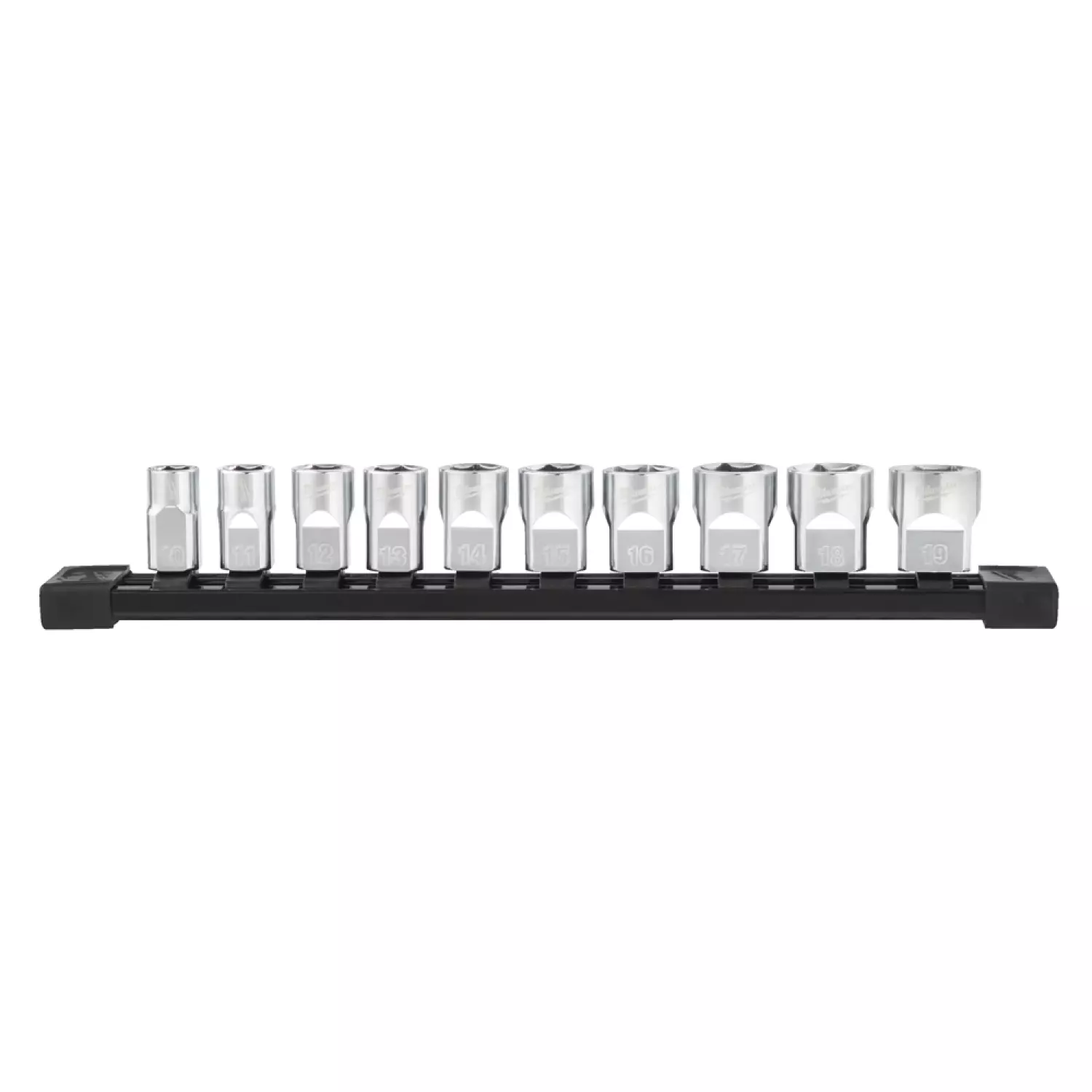 Milwaukee 4932492507 10-delige Bitset 3/8" FOUR FLAT op rail-image