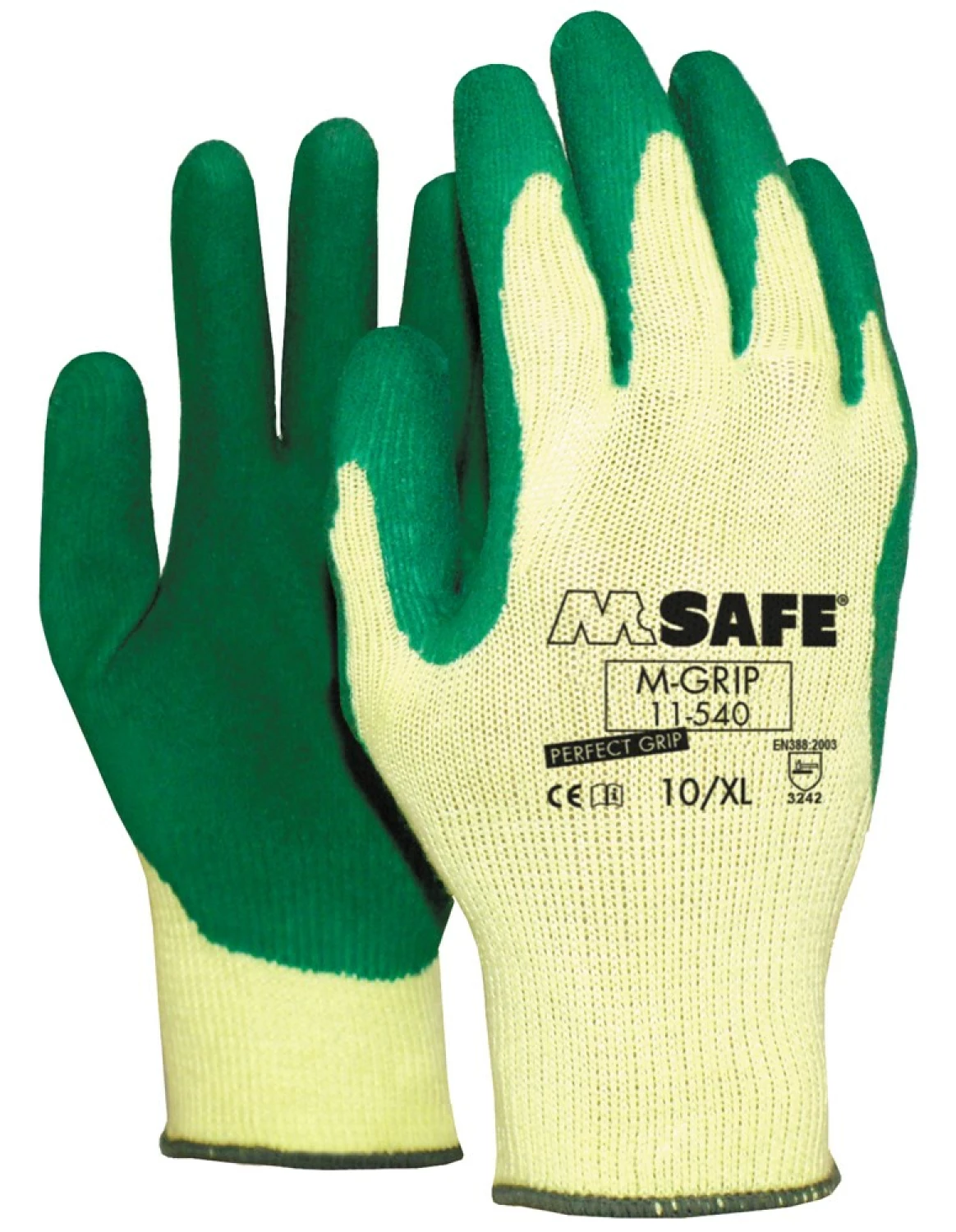 M-Safe 11-540 M-Grip Werkhandschoenen - 8/M - Latex coating