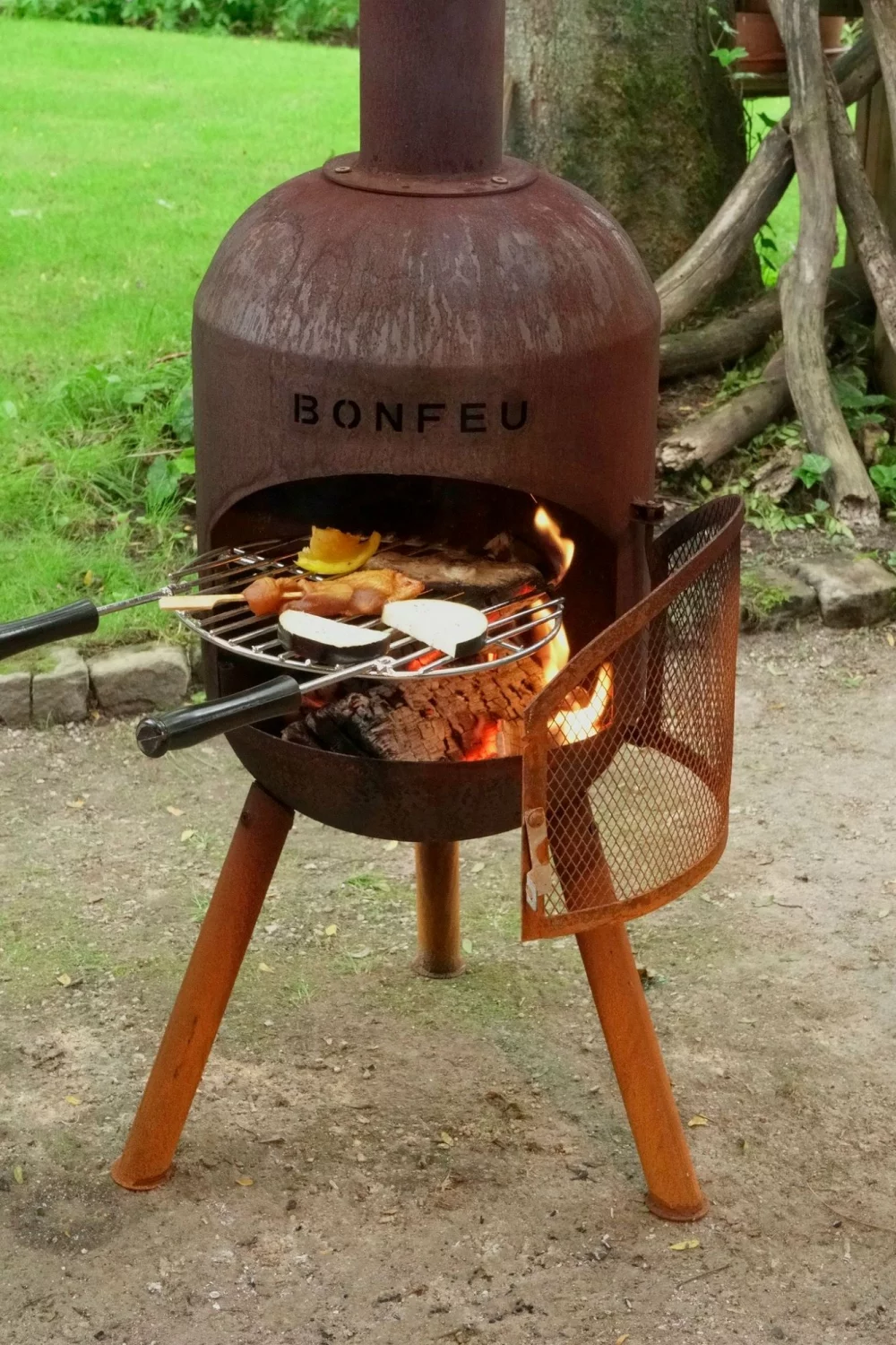 BonFeu 3401R Brasero et cheminée d'extérieur-image